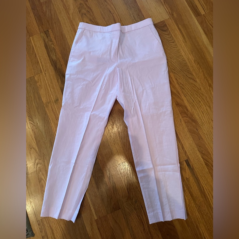 Theory Blush Pink Trousers